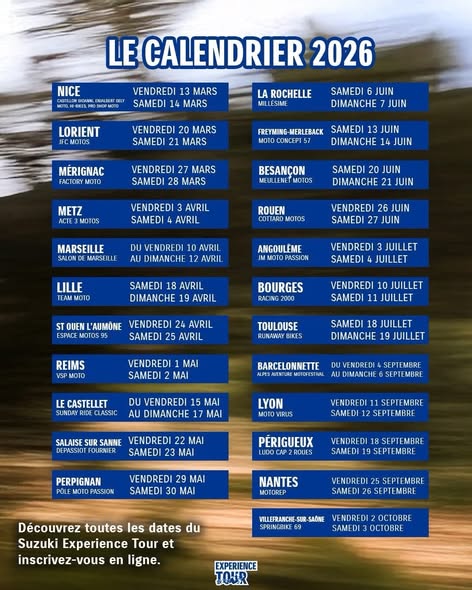 Le Suzuki Experience Tour est de de retour dans toute la France